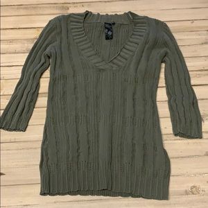 GUESS green knit shirt